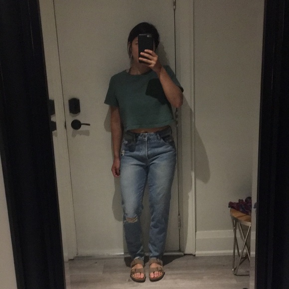 NWOT Zara dad boyfriend ripped jeans - Picture 1 of 6